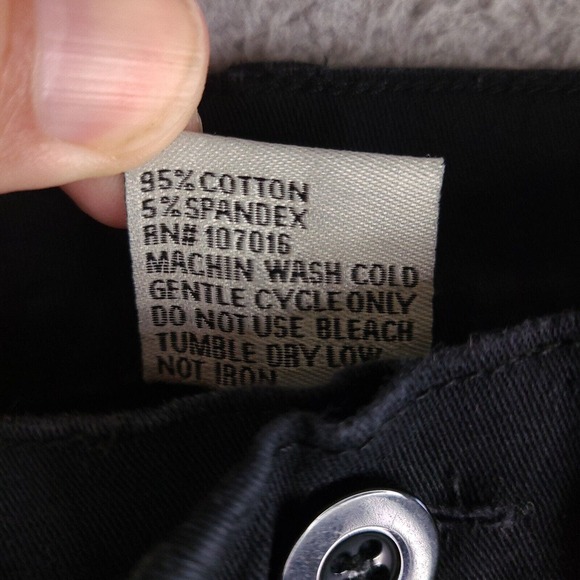 Riflessi‎ Cargo Pants Teen Youth Large 27x26.5 Black Stretch Elastic Ankle - Picture 10 of 15